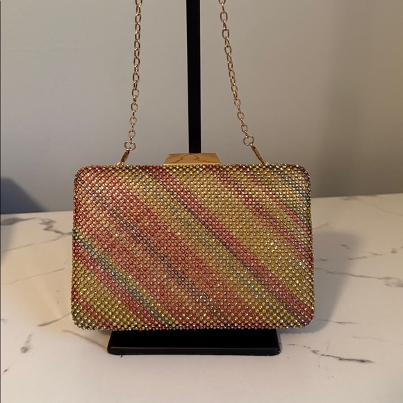 Multicolor Rhinestone Clutch - Picture 5 of 5